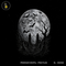Spooky Graveyard Full Moon Bats Halloween Estampa
