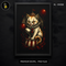 Creepy Clown Cat Balloons Halloween Estampa