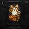 Cute Ghost Pumpkin Bows Halloween Estampa