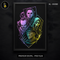 Horror Movie Villains Neon Halloween Estampa