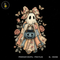 Cute Patchwork Ghost Pumpkin Bucket Halloween Estampa
