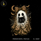 Cute Leopard Ghost Black Kitten Halloween Estampa
