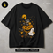 Cute Raccoon Cat Ghost Pumpkin Halloween Estampa