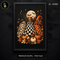 Cute Patterned Ghost Trio Pumpkins Halloween Estampa