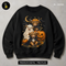 Cute Highland Cows Costume Pumpkin Halloween Estampa