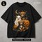 Cute Highland Cows Costume Pumpkin Halloween Estampa