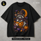 Cute Raccoon Witch Pumpkin Moon Halloween Estampa