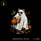 Cute Ghost Bear Coffee Pumpkin Halloween Estampa