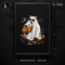 Cute Ghost Bear Coffee Pumpkin Halloween Estampa
