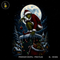 Papai Noel Verde Telhado Luar Estampa