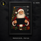 Papai Noel Engraçado Placa Policial Estampa