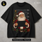Papai Noel Engraçado Placa Policial Estampa