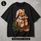 Urso de Pelúcia Pijama Bengala Doce Estampa