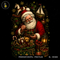 Papai Noel Oficina Trem de Brinquedo Estampa