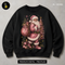 Saco de Papai Noel Glitter Rosa Estampa