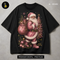 Saco de Papai Noel Glitter Rosa Estampa