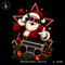 Papai Noel DJ Boombox Óculos de Sol Estampa