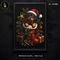 Filhote de Rottweiler Meia de Natal Estampa