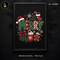 Feliz Natal Texto em Negrito Estampa