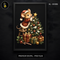 Ratinho Papai Noel Ponteira de Árvore Estampa