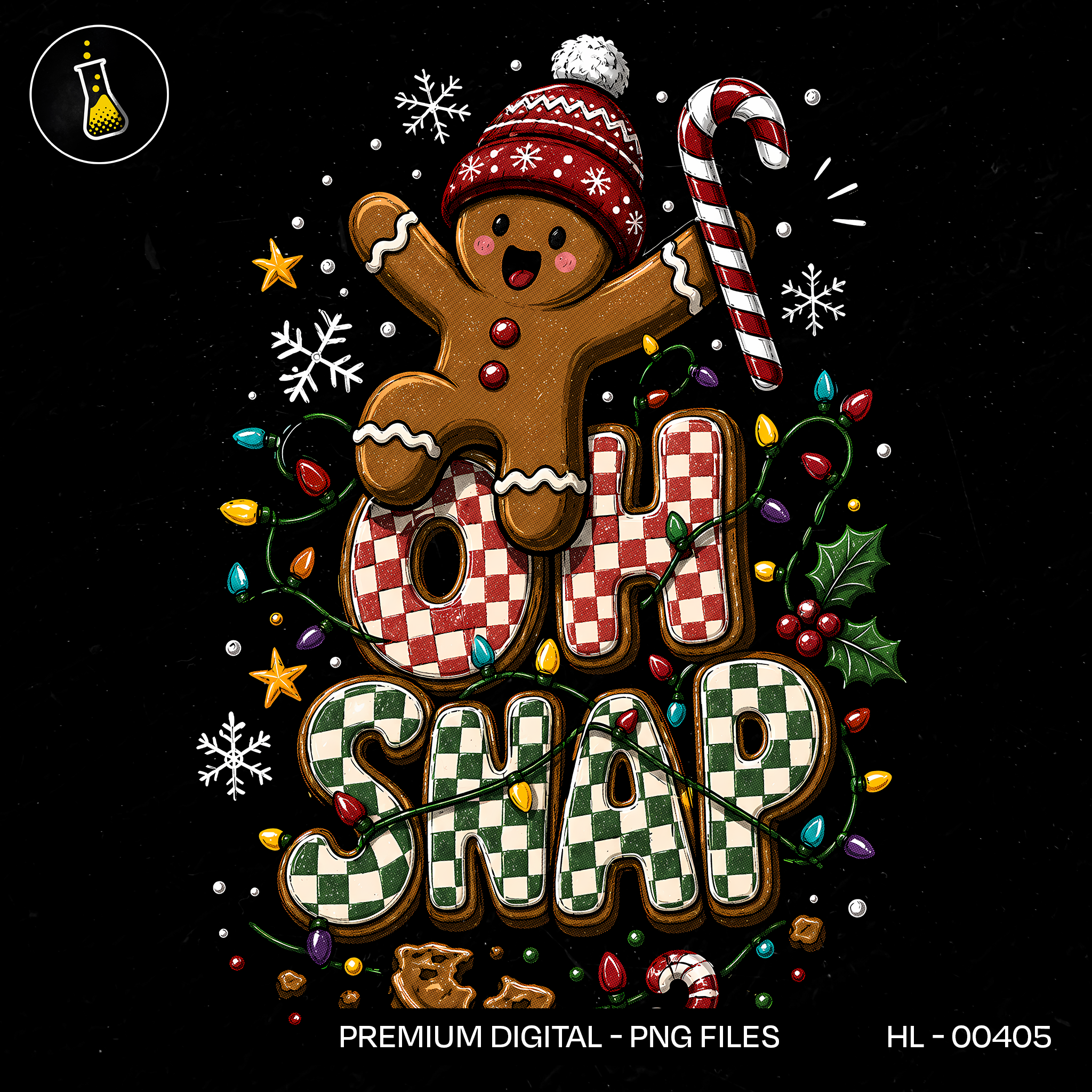 Oh Snap Homem-Biscoito Estampa