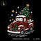 Caminhão Vermelho Vintage Natal Estampa