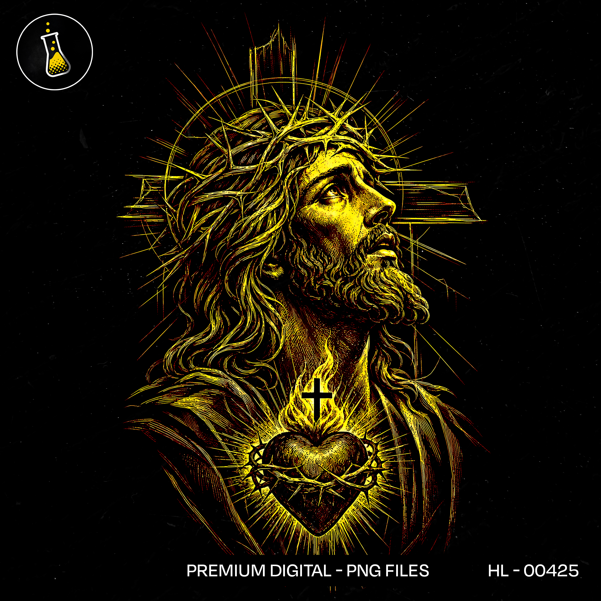 Coroa de Espinhos Sagrado Coração Estampa