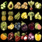 Pacote Frutas e Vegetais Patchwork