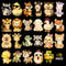 Pacote Animais Patchwork