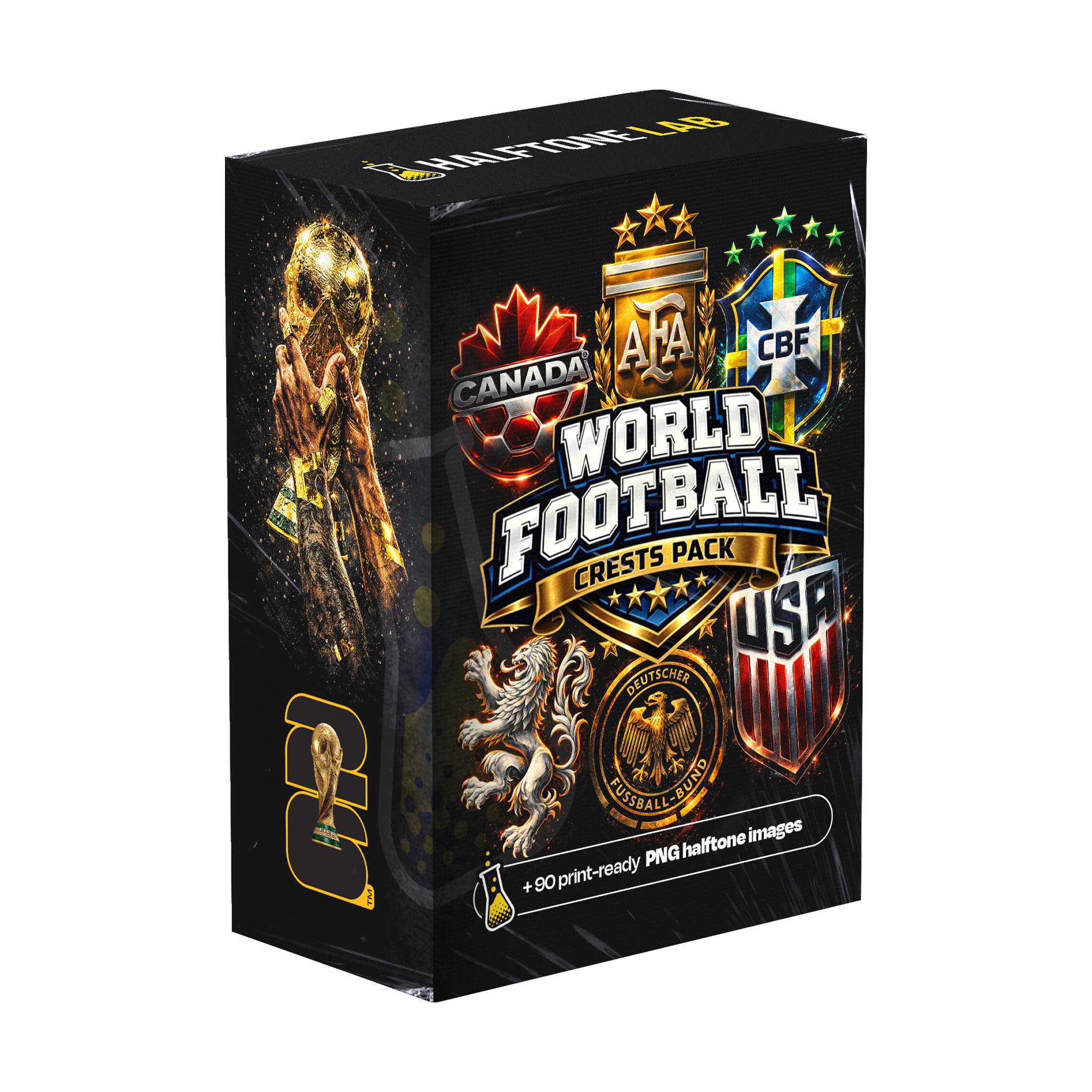 Pacote de Escudos do Futebol Mundial